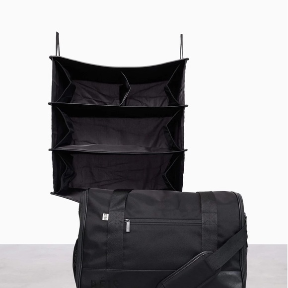 Beis The Hanging Duffle Bag in Black - Picture 4 of 15